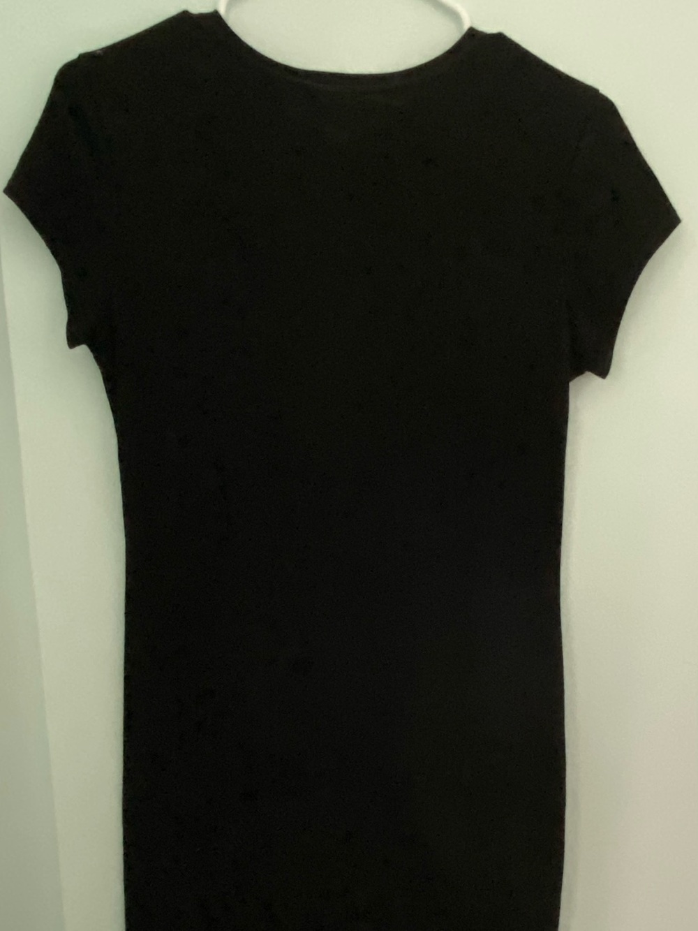 No Boundaries Black maxi short -Sleeve Bodycon Dress